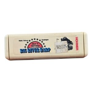 Hohner Big River Harp MS Harmonica Made in Germany with‎ Case 10 Hole Diatonic